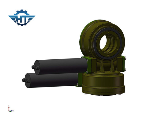 खरीदें High Backlash Small Dual Axis Slew Drive Worm And Gear Structure For Solar Tracking System online manufacture