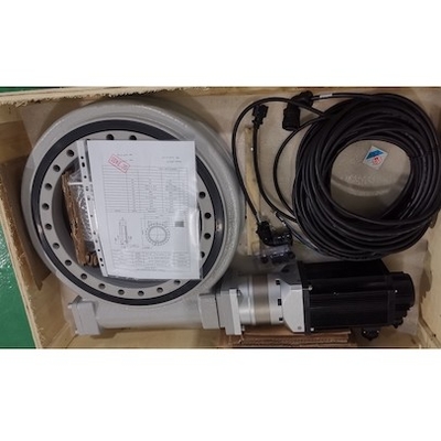 1RPM वर्म गियर स्लीव ड्राइव IP66 स्लीविंग बेयरिंग ड्राइव हॉरिजॉन्टल एक्सिस